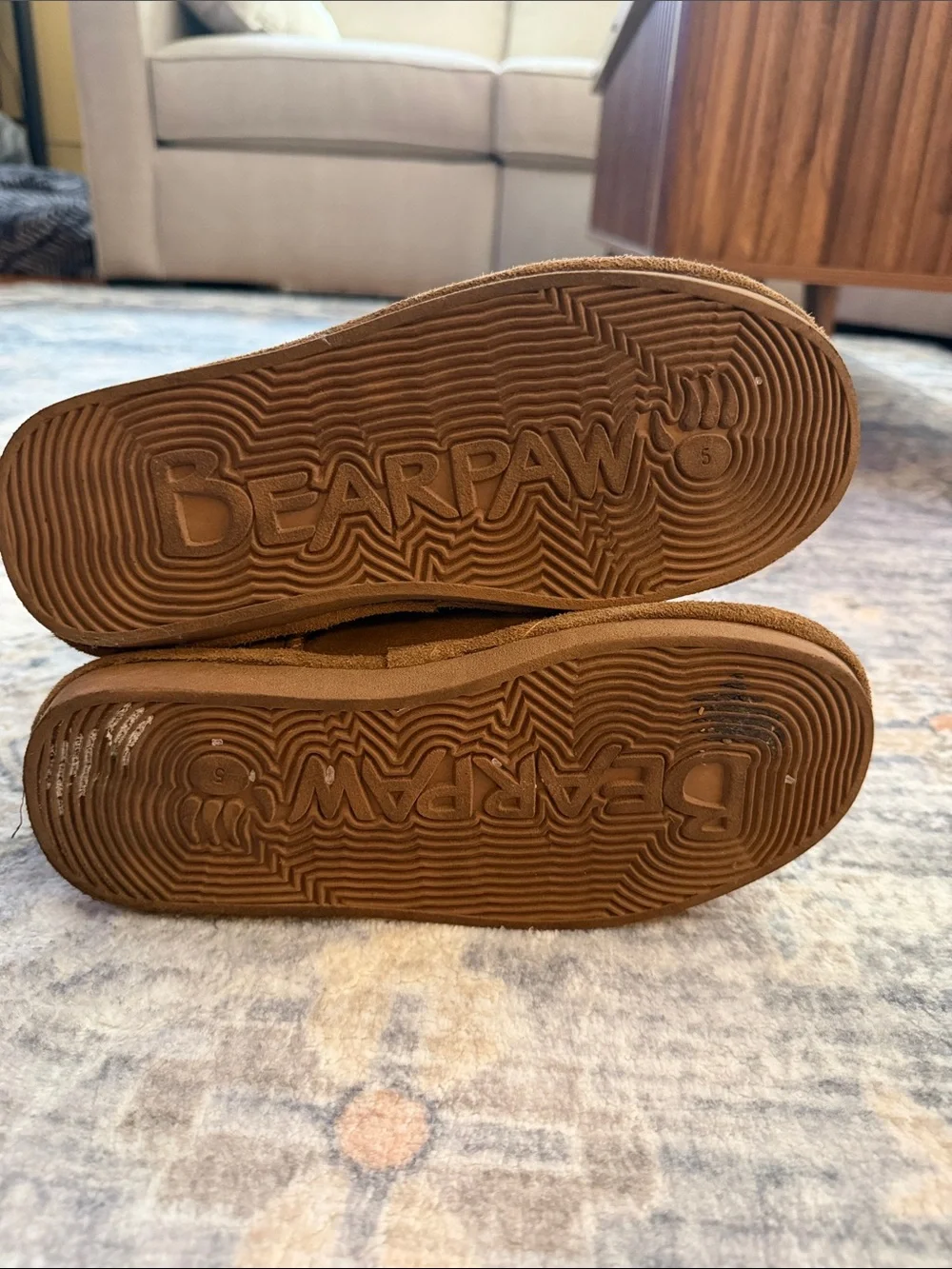 BearPaw Women's Chestnut Suede Shearling Boots